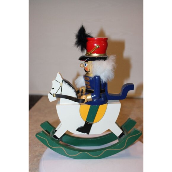 Nutcracker - Soldier on Rocking Horse - 12" - Picture 6 of 6